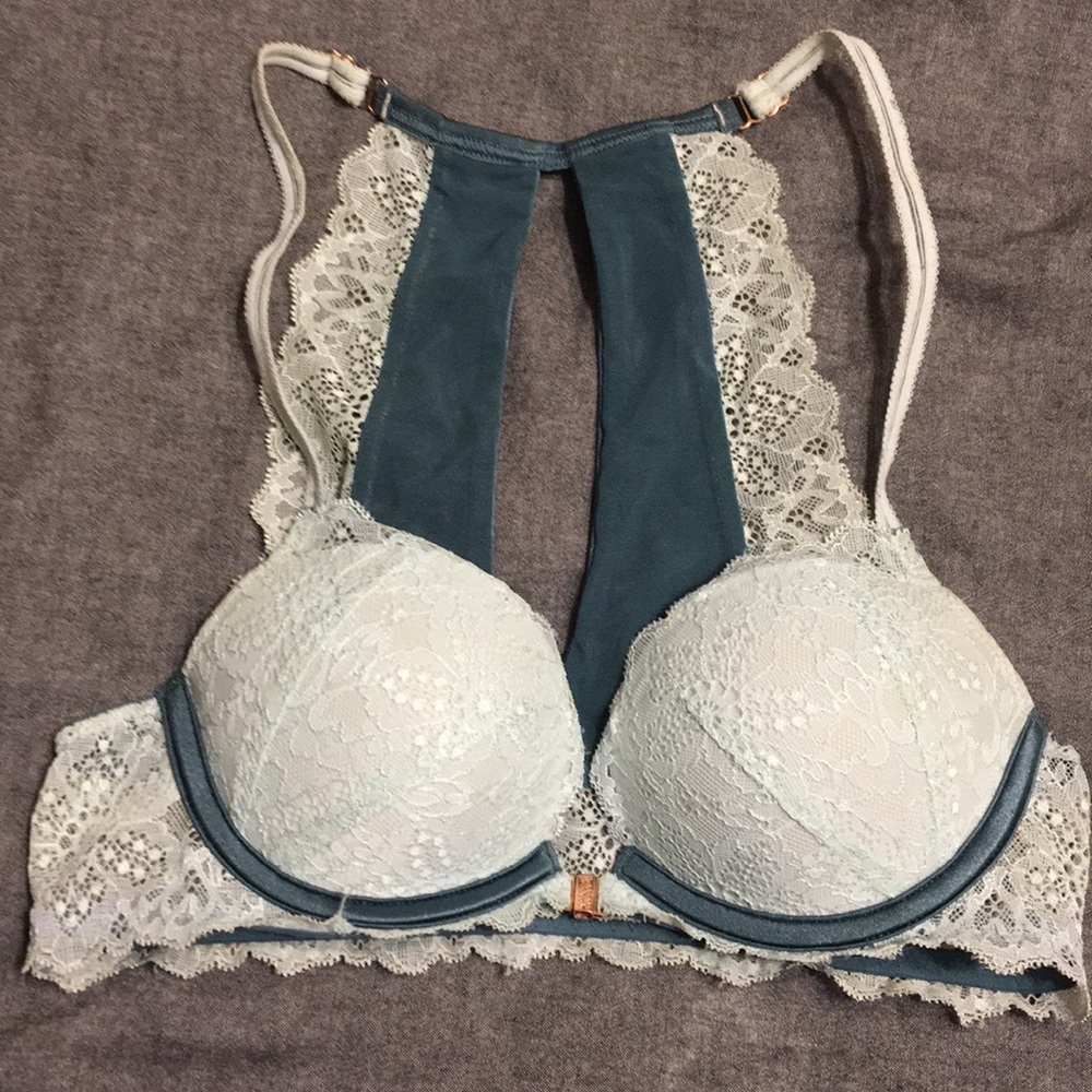 Pink VS Date Racerback Bra